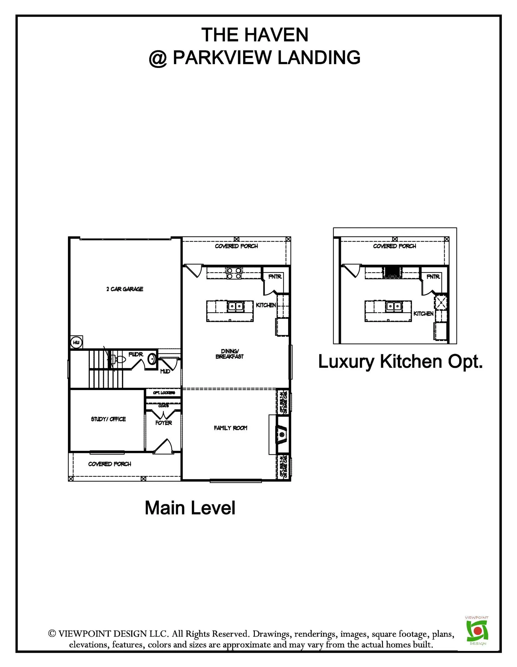 The Haven Floor Plans Main Level