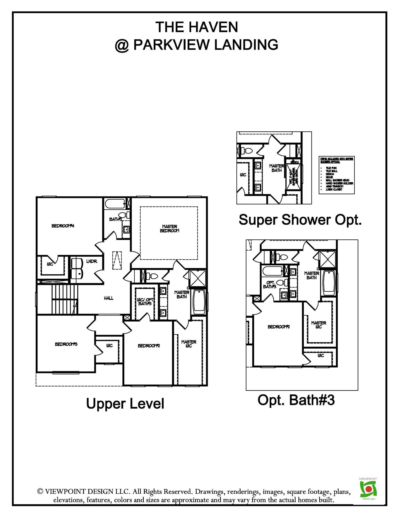 The Haven Floor Plan Upper Level