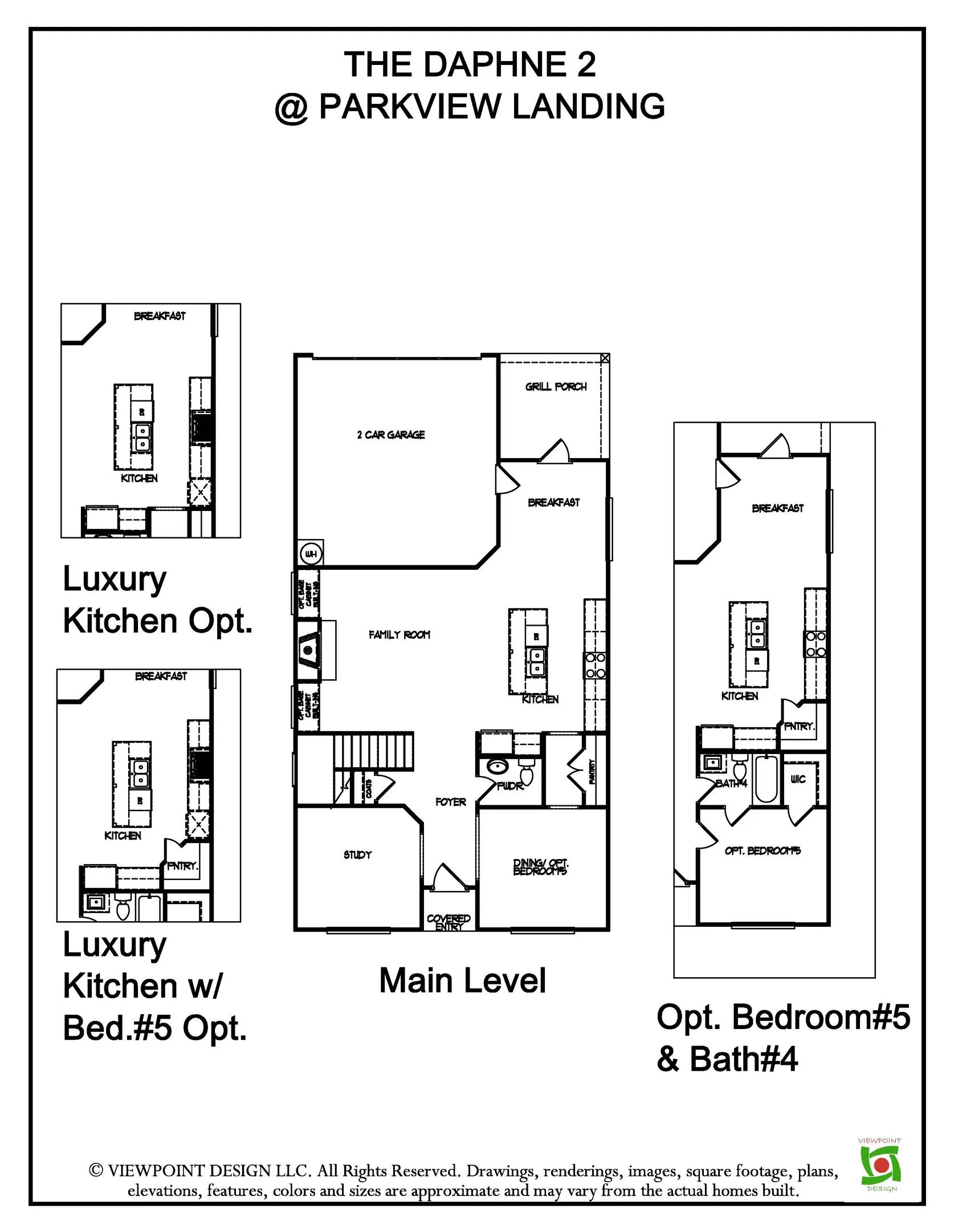 The Daphne Lot Plan Main Level